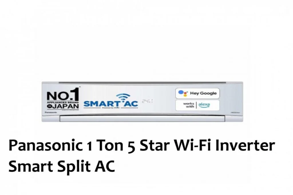 Panasonic 1 Ton 5 Star Wi-Fi Inverter Smart Split AC