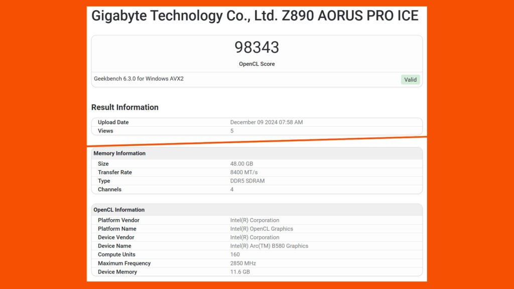 intel-b580-geekbench-leak-opencl-score